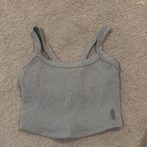 FP Movement by Free People Gray Crop Top